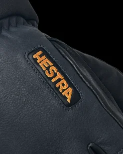 Army Leather Wool Terry 5 Finger - Handsker