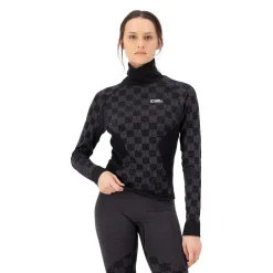 Ascender Merino Seamless Mock Neck Long Sleeve - Skiundertrøje