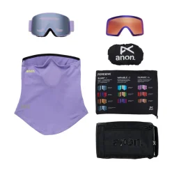 M6 - Skibrille + Ekstra Linse & Halsrør