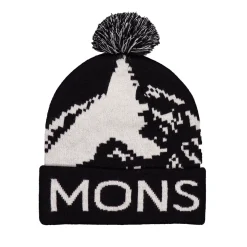 Mtn Pixel Merino Pom Pom Beanie - Hue