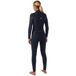 Wms Hyperfreak Fire 5/4+ Chest Zip Full - Våddragt
